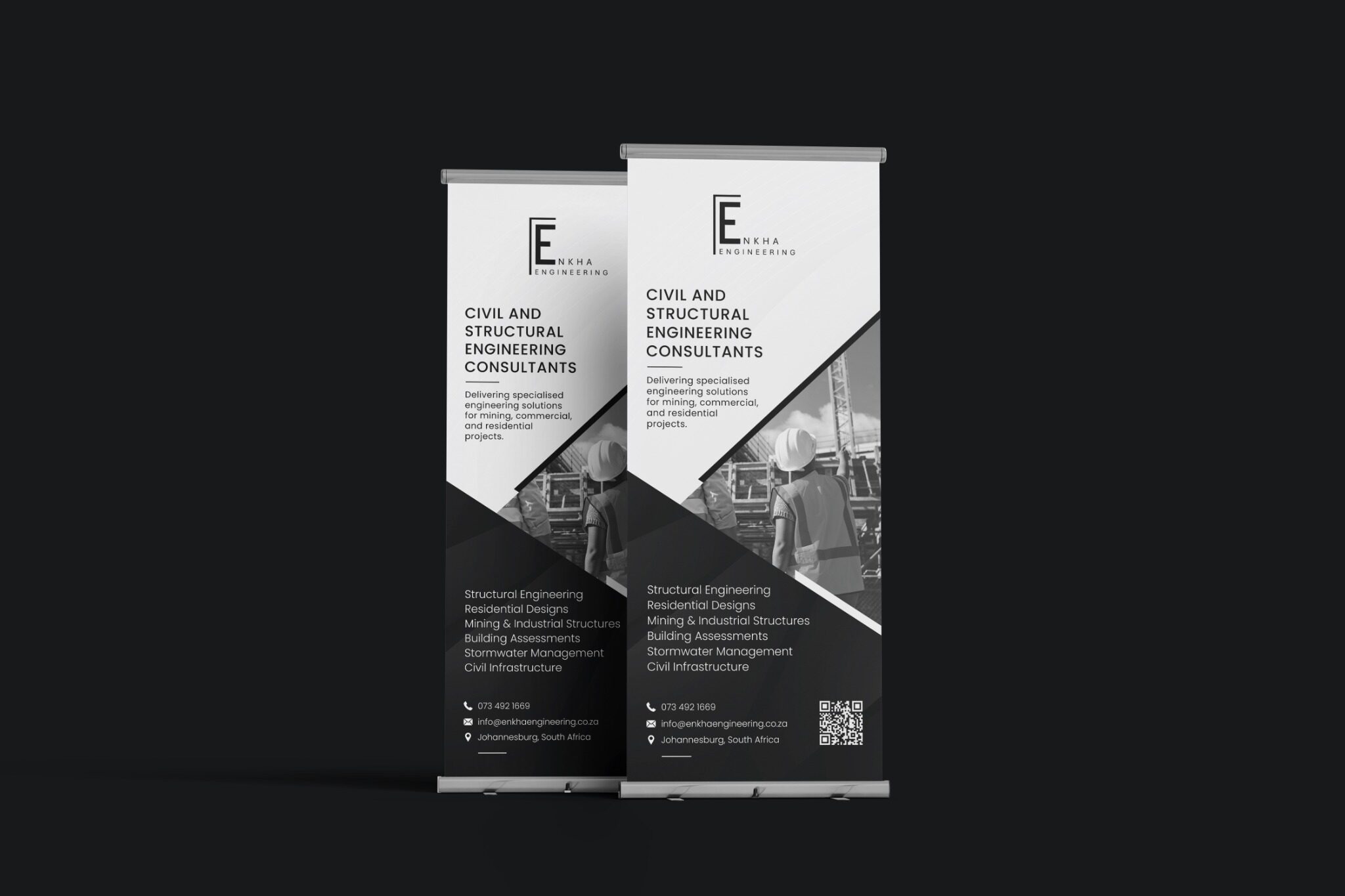 Enkha Engineering Pull-Up Banners