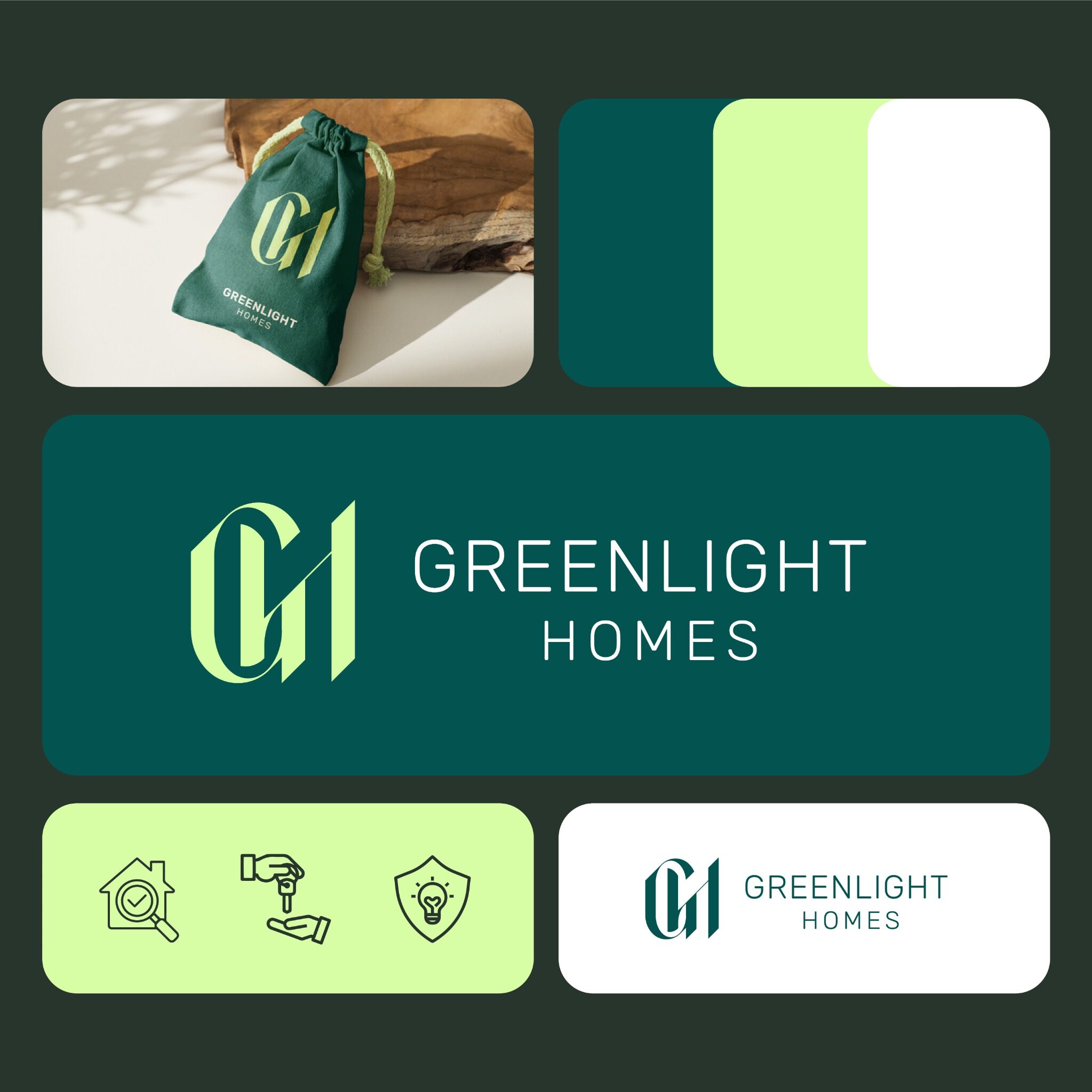 Greenlight Homes Brand Identity